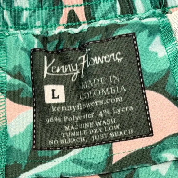 Kenny Flowers the fronds with benefits Leaf Men's Swim Trunks